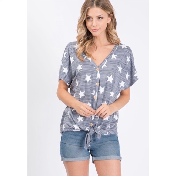 NEW! Short Sleeve Star Top!🇺🇸 - Picture 3 of 6